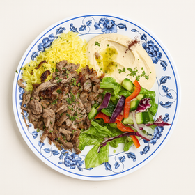 Beef shawarma lunch special